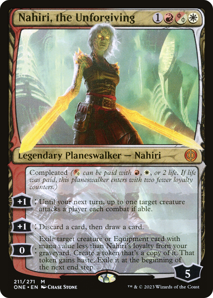 Nahiri, the Unforgiving [Phyrexia: All Will Be One] | Magic Magpie