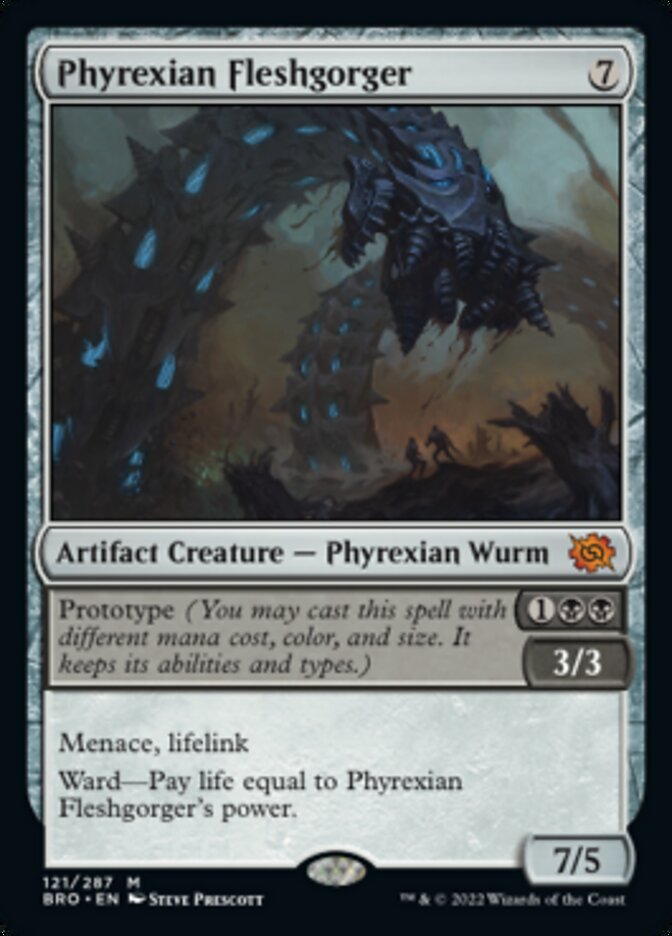 Phyrexian Fleshgorger (Promo Pack) [The Brothers' War Promos] | Magic Magpie