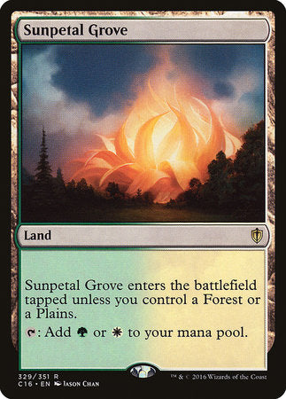 Sunpetal Grove [Commander 2016] | Magic Magpie