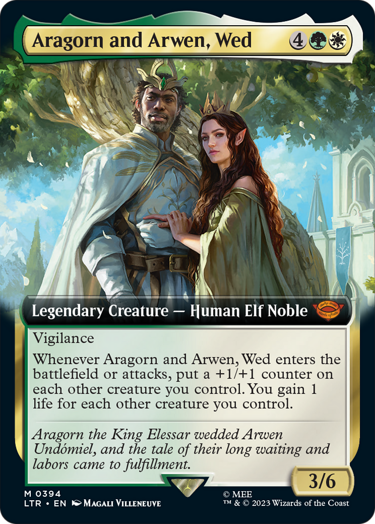 Aragorn and Arwen, Wed (Extended Art) [The Lord of the Rings: Tales of Middle-Earth] | Magic Magpie