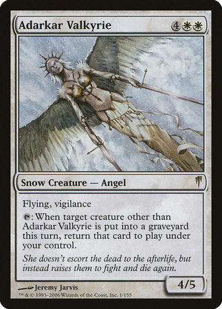 Adarkar Valkyrie [Coldsnap] | Magic Magpie