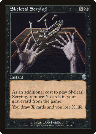 Skeletal Scrying [Odyssey] | Magic Magpie