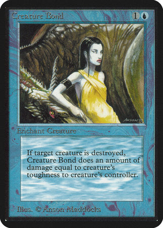 Creature Bond [Limited Edition Alpha] | Magic Magpie