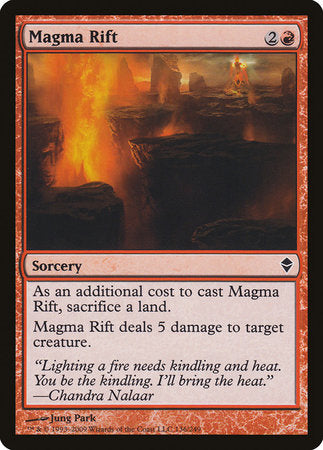 Magma Rift [Zendikar] | Magic Magpie