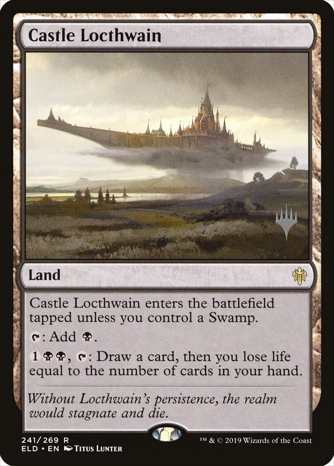 Castle Locthwain (Promo Pack) [Throne of Eldraine Promos] | Magic Magpie