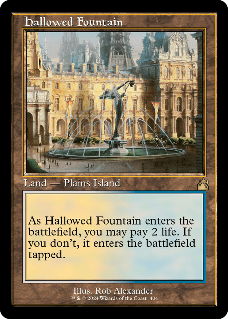 Hallowed Fountain (Retro) [Ravnica Remastered] | Magic Magpie