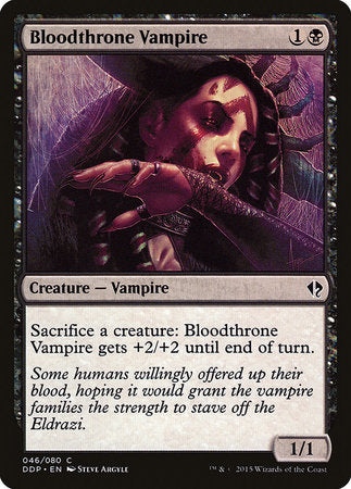 Bloodthrone Vampire [Duel Decks: Zendikar vs. Eldrazi] | Magic Magpie