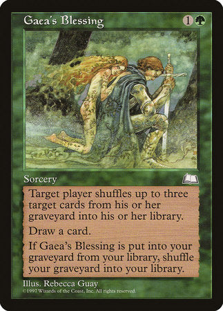 Gaea's Blessing [Weatherlight] | Magic Magpie