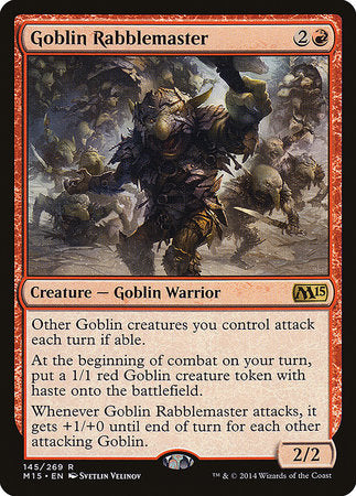 Goblin Rabblemaster [Magic 2015] | Magic Magpie