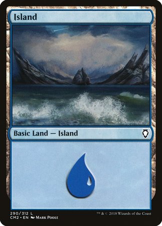 Island (290) [Commander Anthology Volume II] | Magic Magpie