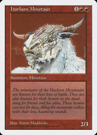Hurloon Minotaur [Fifth Edition] | Magic Magpie