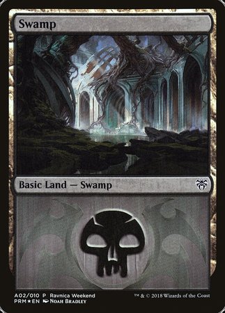 Swamp - Dimir (A02) [GRN Ravnica Weekend] | Magic Magpie