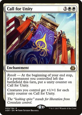 Call for Unity [Aether Revolt] | Magic Magpie