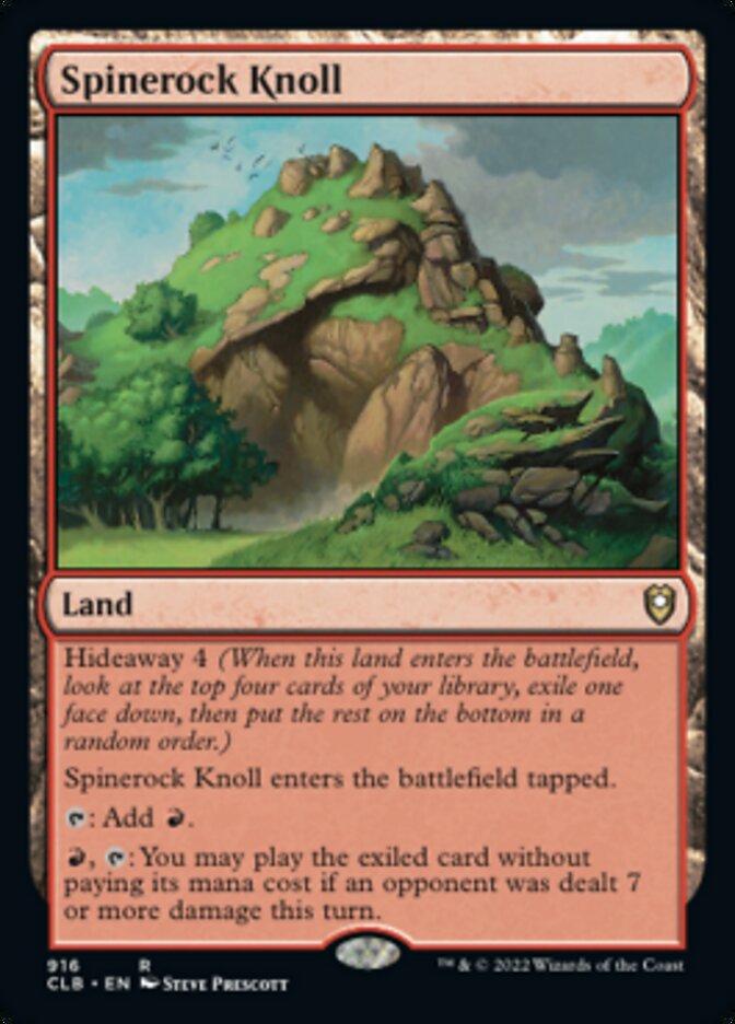 Spinerock Knoll [Commander Legends: Battle for Baldur's Gate] | Magic Magpie
