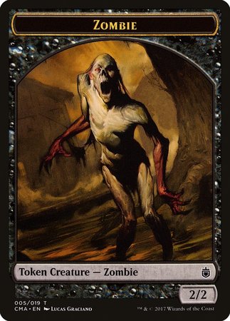 Zombie Token (005) [Commander Anthology Tokens] | Magic Magpie