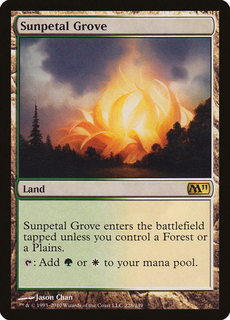 Sunpetal Grove [Magic 2011] | Magic Magpie