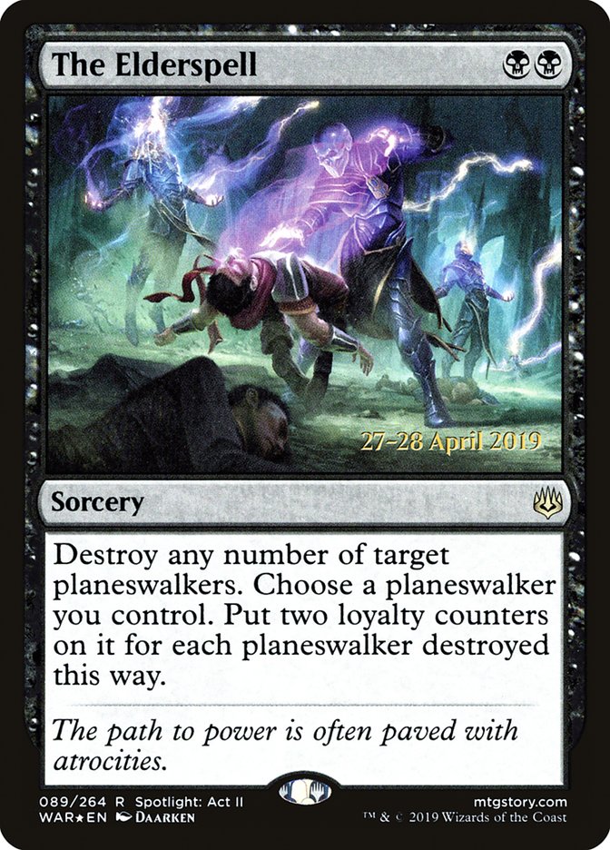 The Elderspell  [War of the Spark Prerelease Promos] | Magic Magpie