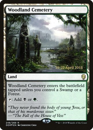 Woodland Cemetery [Dominaria Promos] | Magic Magpie