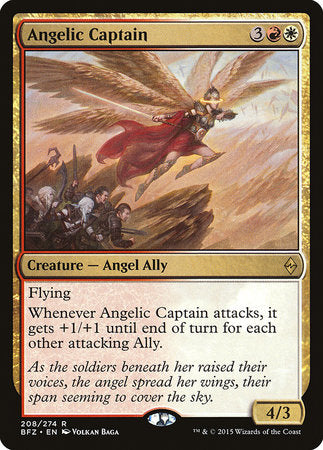 Angelic Captain [Battle for Zendikar] | Magic Magpie