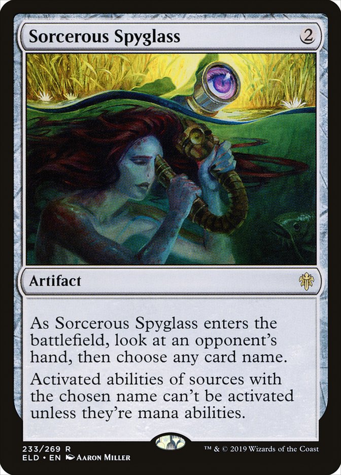 Sorcerous Spyglass [Throne of Eldraine] | Magic Magpie