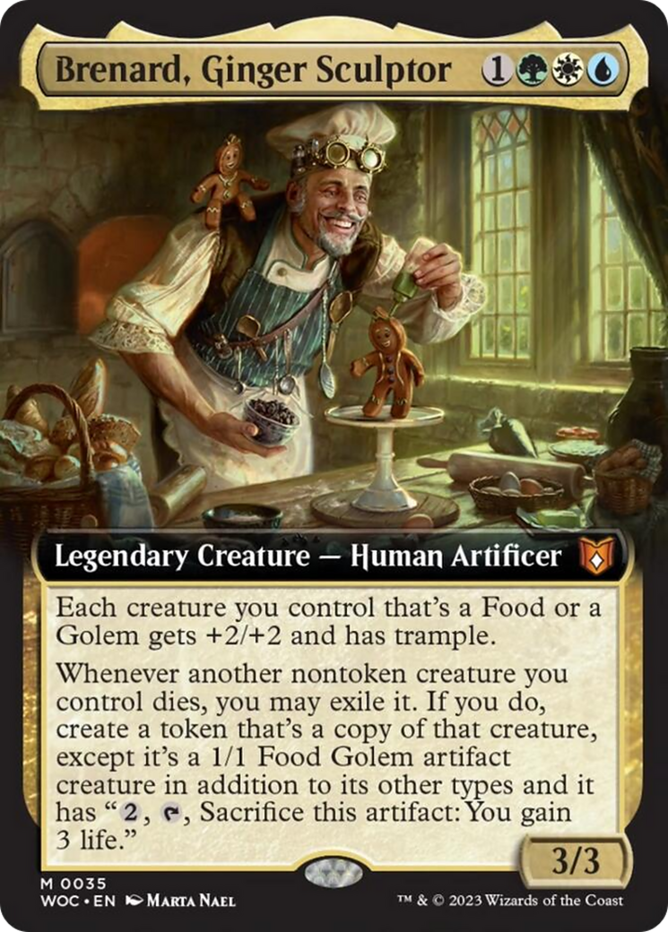 Brenard, Ginger Sculptor (Extended Art) [Wilds of Eldraine Commander] | Magic Magpie