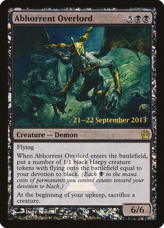 Abhorrent Overlord [Theros Promos] | Magic Magpie