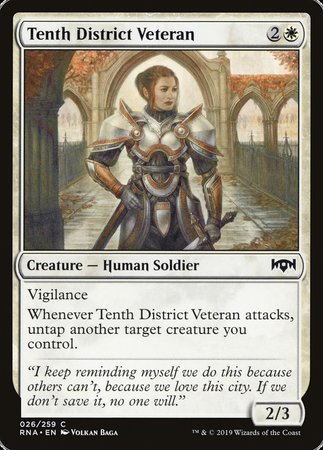 Tenth District Veteran [Ravnica Allegiance] | Magic Magpie