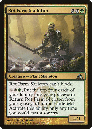 Rot Farm Skeleton [Dragon's Maze] | Magic Magpie