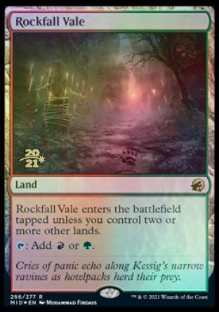Rockfall Vale [Innistrad: Midnight Hunt Prerelease Promos] | Magic Magpie