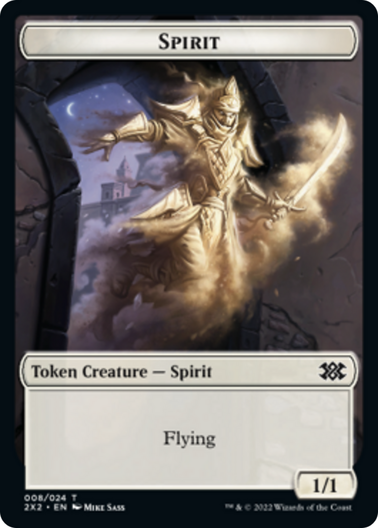 Bear // Spirit Double-sided Token [Double Masters 2022 Tokens] | Magic Magpie