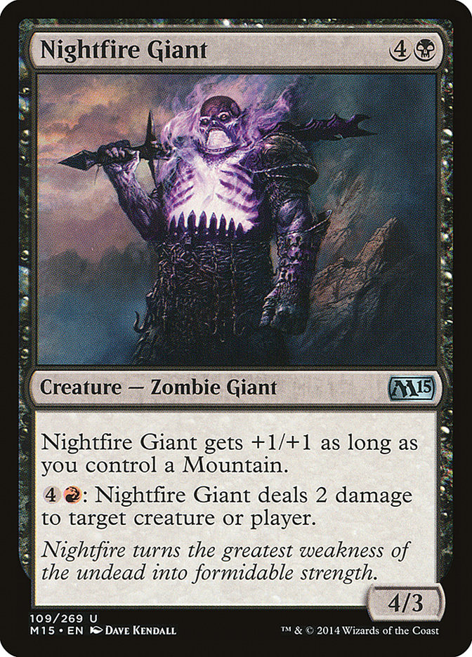 Nightfire Giant [Magic 2015] | Magic Magpie