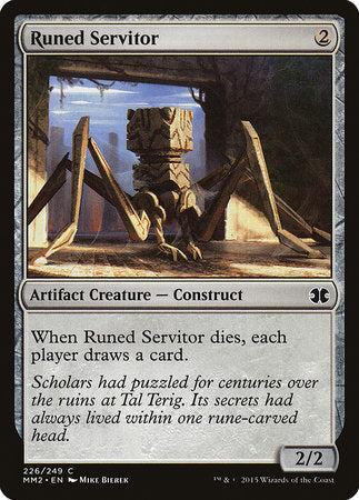 Runed Servitor [Modern Masters 2015] | Magic Magpie