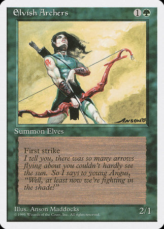 Elvish Archers [Fourth Edition] | Magic Magpie