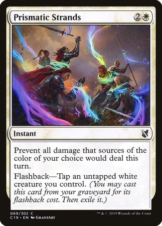 Prismatic Strands [Commander 2019] | Magic Magpie