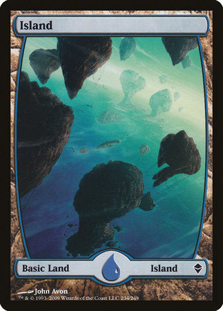 Island (234) - Full Art [Zendikar] | Magic Magpie