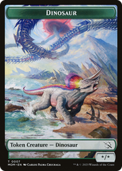 Treasure (20) // Dinosaur Double-Sided Token [March of the Machine Tokens] | Magic Magpie