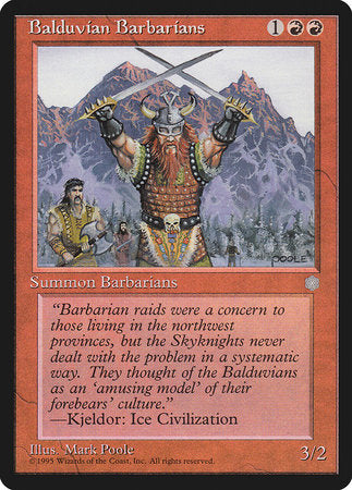 Balduvian Barbarians [Ice Age] | Magic Magpie