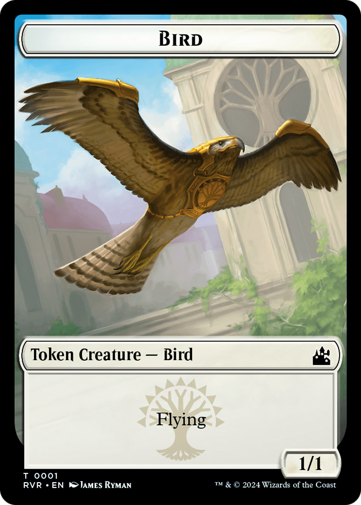 Bird Token [Ravnica Remastered Tokens] | Magic Magpie