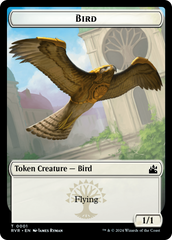 Bird // Soldier Double-Sided Token [Ravnica Remastered Tokens] | Magic Magpie
