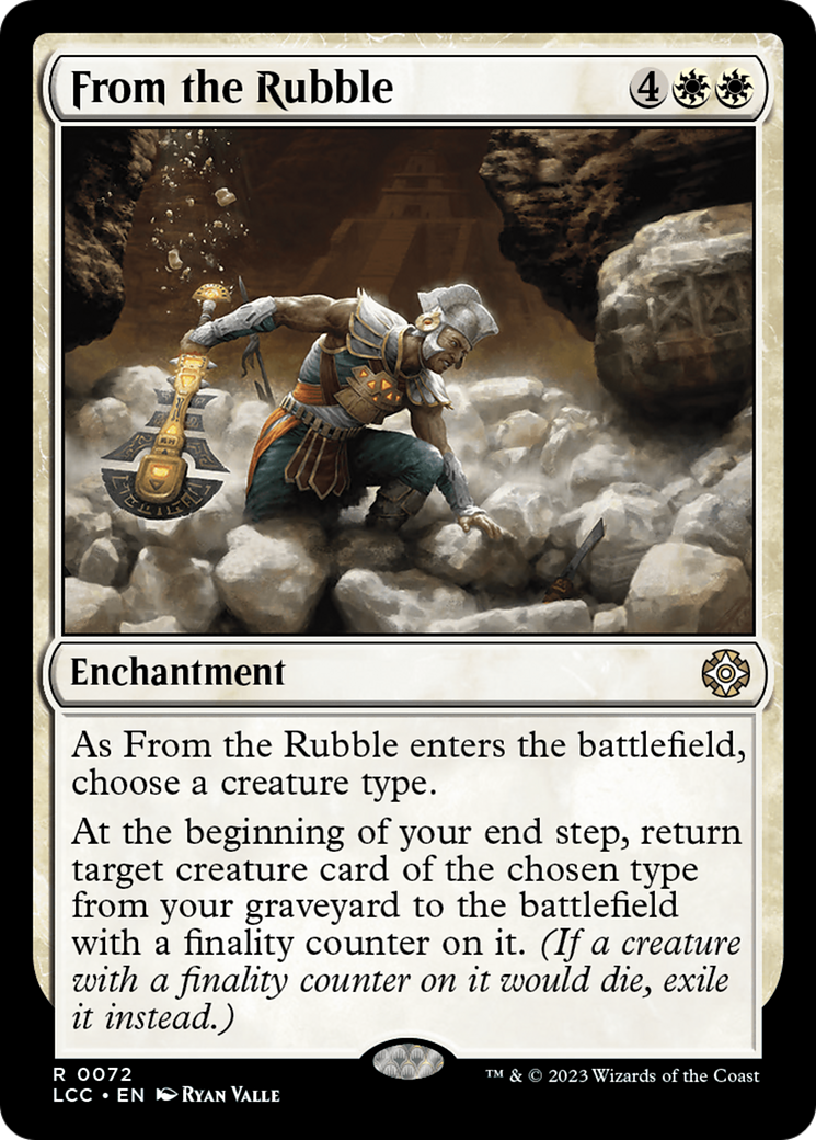 From the Rubble [The Lost Caverns of Ixalan Commander] | Magic Magpie