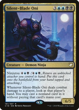 Silent-Blade Oni [Commander 2018] | Magic Magpie