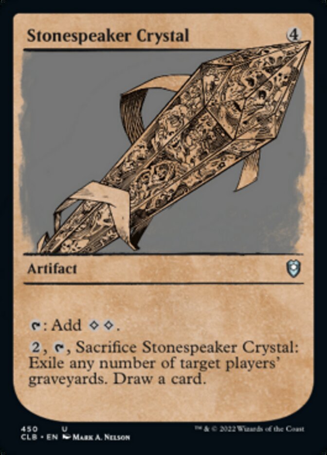 Stonespeaker Crystal (Showcase) [Commander Legends: Battle for Baldur's Gate] | Magic Magpie