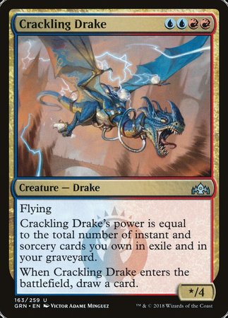 Crackling Drake [Guilds of Ravnica] | Magic Magpie