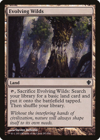 Evolving Wilds [Commander 2013] | Magic Magpie