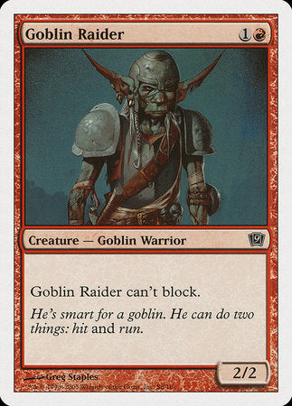 Goblin Raider [Ninth Edition] | Magic Magpie