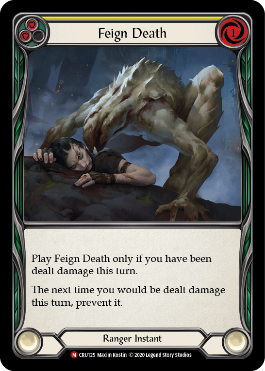 Feign Death [CRU125] 1st Edition Normal | Magic Magpie