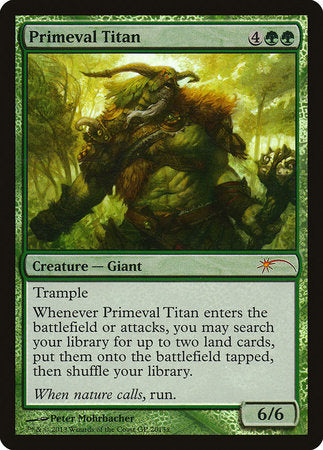 Primeval Titan [Grand Prix Promos] | Magic Magpie