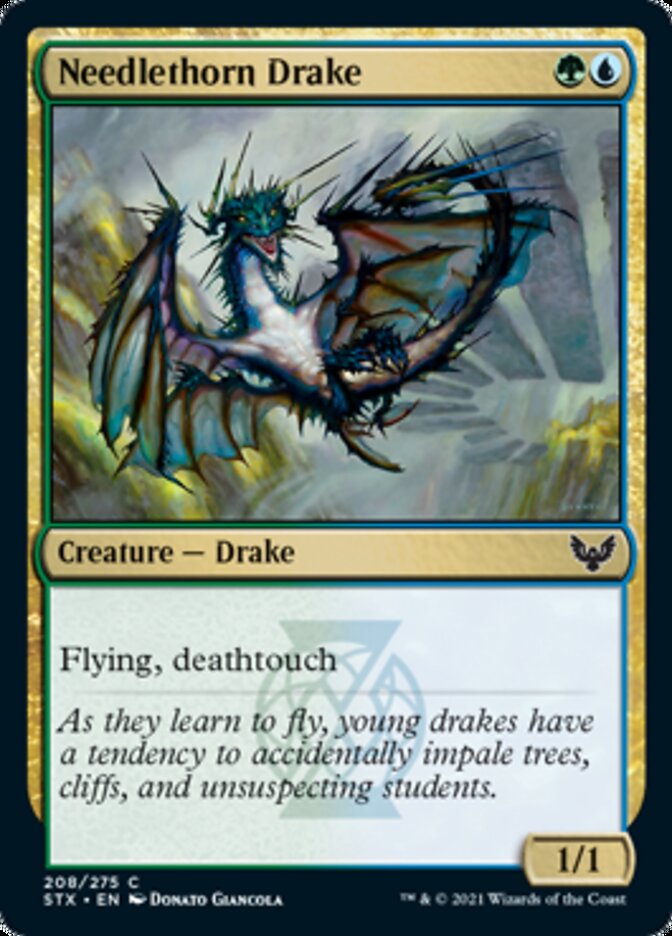 Needlethorn Drake [Strixhaven: School of Mages] | Magic Magpie