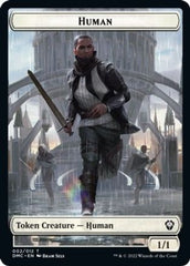 Human // Snake Double-sided Token [Dominaria United Commander Tokens] | Magic Magpie