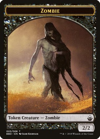 Zombie Token [Battlebond Tokens] | Magic Magpie